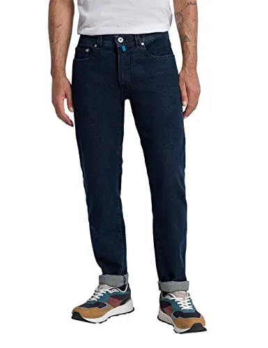 Pierre Cardin Herren Lyon Tapered Jeans - Blue Stonewash, 34W / 30L - Jeans mit Futureflex-Technologie für ultimativen Komfort, hoher Anteil an Bio-Baumwolle und nachhaltiger Waschprozess.