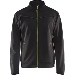 Blakläder Sweatjacke mit Reißverschluss 3362 2526 - schwarz/gelb - L - Gemütliche Blakläder Sweatjacke mit weichem Innenfutter, hohem Kragen und praktischen Taschen. Ideal für den Alltag, bietet sie Komfort und Funktionalität in einem stylischen Design.
