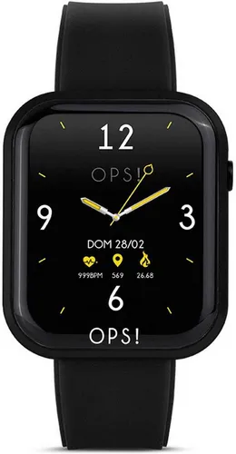 OPS! OBJECTS Digitaluhr Smartwatch OPSSW-09 - Armbanduhren mit IP68 Wasserresistenz, Bluetooth 5.0 und Gesundheitsmonitoring für puls- und blutdruckbewusste Nutzer.