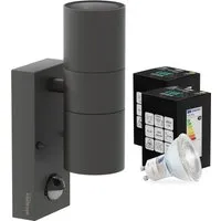 Wandleuchten, Wandbeleuchtung Grau von Oktaplex lighting