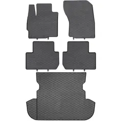 Rigum 404029 Kofferraum- und Geyer 856/4c Fußmatten-Set für Mitsubishi Outlander I