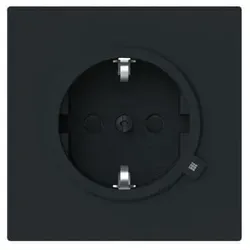 Busch-Jaeger 20 EUCBL-45M Schutzkontakt-Steckdose Safety+ in schwarz von Busch-Jaeger