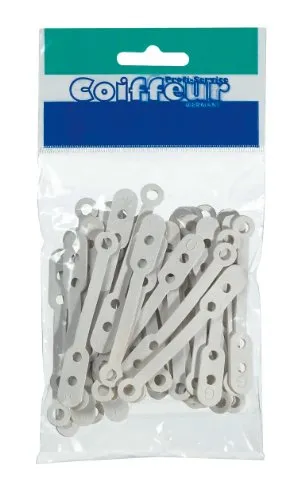 Comair 3011651 Ersatzgummi flach kurz Beutel, 7.3 cm in weiß von COMAIR GERMANY