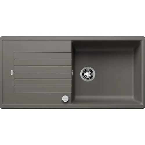 Blanco Zia XL 6 S Granitspüle mit Ablauffernbedienung in grau von BLANCO