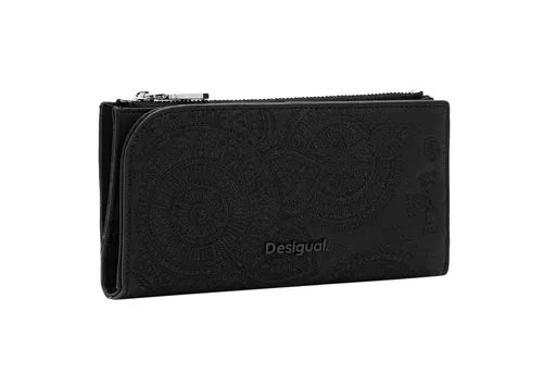 Desigual Women's Mone_Dejavu INES Bi-Fold Wallet, Black von Desigual