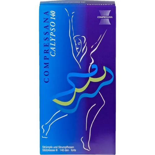 COMPRESSANA Calypso 140den Kniestr.Gr.4 Softb.silk 2 St