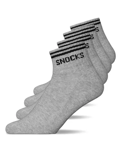 Snocks Retro Sneaker Socken (4 Paar) aus Bio Baumwolle von Snocks