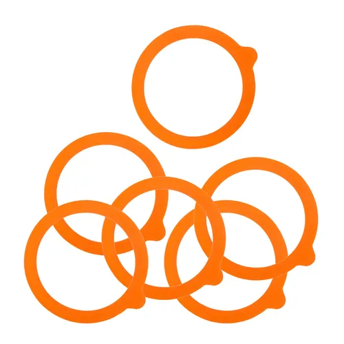 KILNER Ersatz-Gummiringe 6er Set für 0,125 Liter-Gläser