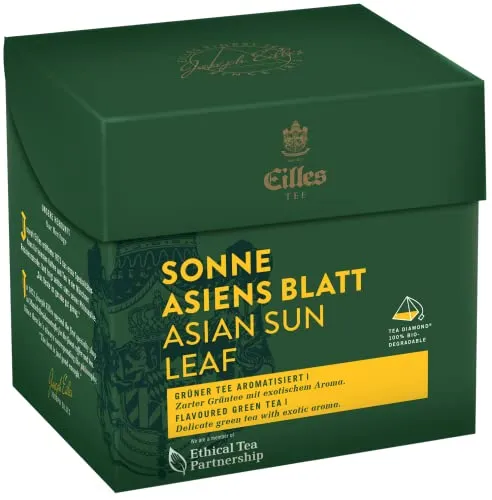 Tea Diamonds SONNE ASIENS Blatt von Eilles, 20er Box