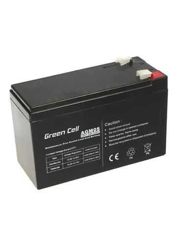 Green Cell AGM05 AGM 12V/7.2Ah Gel Deep Cycle von Green Cell