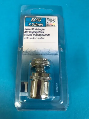 Conmetall Cornat Spar-Strahlregler mit Kugelgelenk M22x1 Innengewinde Anti-Kalk-