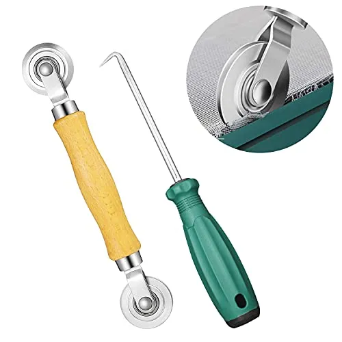 GIAK Werkzeug Einzieher Einroller für Keder Gummischnur Kedereinzieher Kedereinroller Keder Kederband Zubehör für Fliegengitter Mückengitter