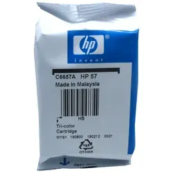 Original HP Tintendruckkopfpatrone 57 - Farbig für Deskjet 5500, 5550, 9650, 500 Seiten Kapazität, brillante Farben für hochwertige Ausdrucke
