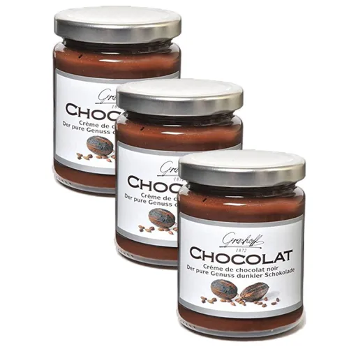 Grashoff Noir belgische dunkle Chocolat der pure Genuss 250g 3er Pack
