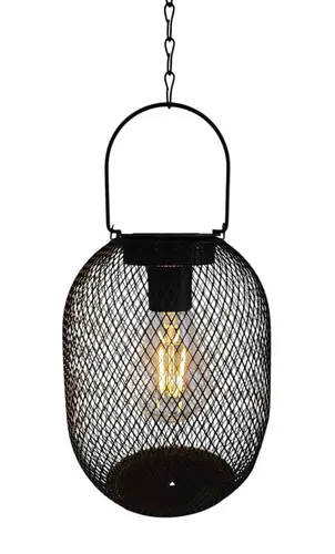 Solarleuchte Metall Gartenleuchte Gartenbeleuchtung warm weiß schwarz Lampe