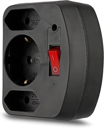 Rev Ritter Überspannungsschutz Adapter mit Schalter