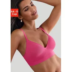 LASCANA Push-up-BH COMFY BRA ohne Bügel aus Baumwolle, Basic Dessous