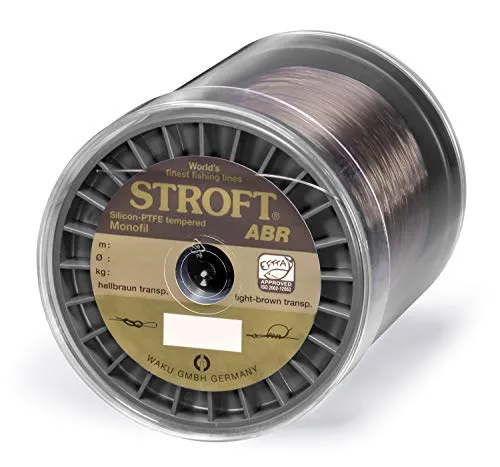 STROFT ABR Monofile Schnur 1000m, 0.280mm - Einzelschnüre mit 7,30 kg Tragkraft, ideal für Angler, die eine zuverlässige und strapazierfähige Schnur suchen.