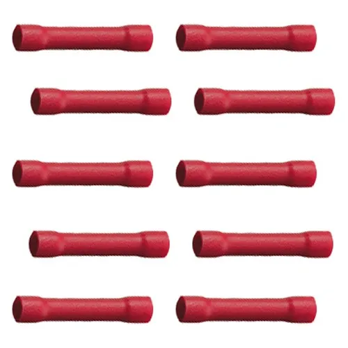 Stück Stossverbinder Quetschverbinder rot (0,20 EUR/Stück) 10