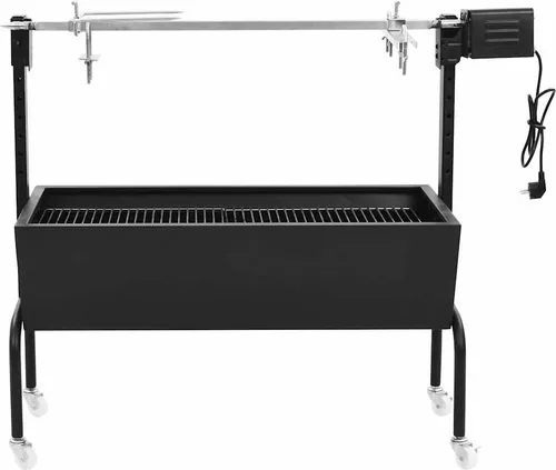 vidaXL Elektrische BBQ-Rotisserie Edelstahl