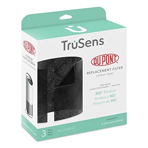 Leitz TruSens Ersatz-Aktivkohlefilter für Z-3000/Z-3500H Luftreiniger, 3er Pack, 2415109