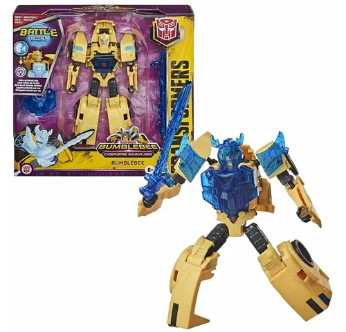 Hasbro Transformers Bumblebee Actionfigur - Spielfigur aus der Cyberverse Adventures Serie, detailgetreu gestaltet und ideal für Kinder ab 6 Jahren, fördert kreatives Spielen.