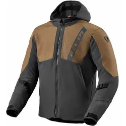Revit Potential GTX Textiljacke - Braun/Grau - M FJT391-7050-M - Motorradjacke mit GORE-TEX Z-Liner für maximale Wasserdichtigkeit und Atmungsaktivität. Ideal für anspruchsvolle Tourenfahrer, die Komfort und Sicherheit schätzen.