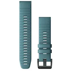 QuickFit 22-Uhrenarmbänder Blaues Silikon - Smartwatch Zubehör mit einfachem Auswechseln und sicherem Sitz - ganz ohne Werkzeug.