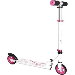 Aluminium Scooter 125 mm weiß/pink in pink von Muuwmi
