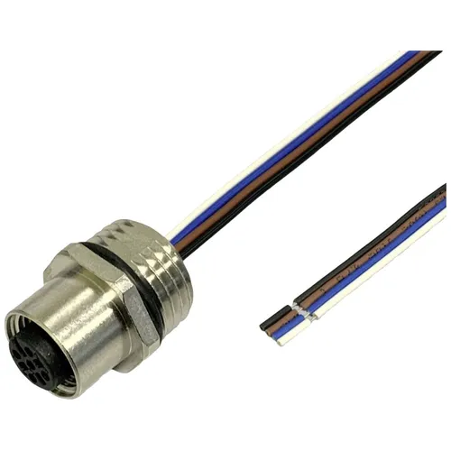 BKL Electronic 2703007 Sensor/Aktor Einbaubuchse M12 0.5 m Polzahl Sensoren:...