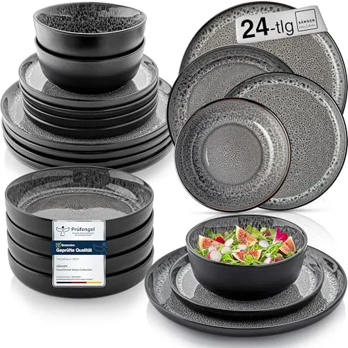 SÄNGER Sydney Tafelservice 24-teilig in grau von Sänger