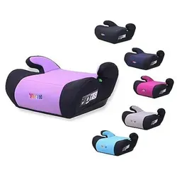 YALION Kindersitzerhöhung Sitzerhöhung Auto Kinder Kinderautositze- Kindersitz Gruppe für Kinder von 125-150CM(ca.6-10Jahren), 3-Punkt-Gurt, ECE... - Violett