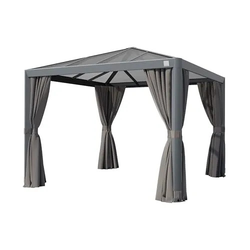 PRIMEYARD Luma 3x3m Hardtop Gartenpavillon