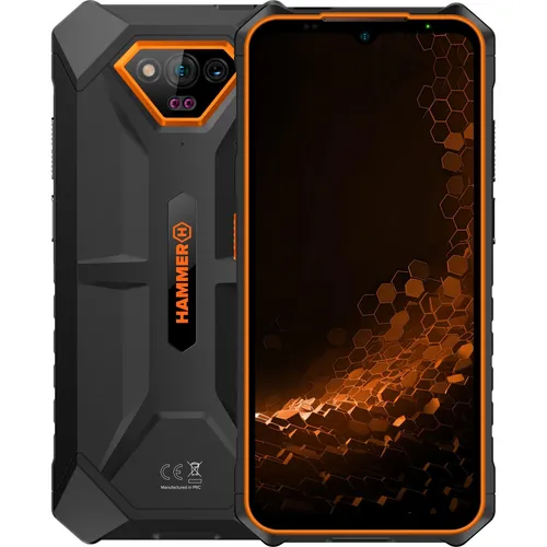 myPhone Hammer IRON V - Robustes Smartphone mit 6,5 Zoll Display - Handys & Smartphones – Extrem robustes Design, ideal für Outdoor-Abenteuer, ausgestattet mit 50 MP Kamera und Dual-SIM für flexible Nutzung.