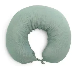 Ehrenkind Stillkissen Musselin aus hochwertiger Bio Baumwolle, Schwangerschaftskissen, Seitenschläferkissen, OEKO-TEX® STANDARD 100 Klasse 1 zertifiziert 33 cm x 190 cm