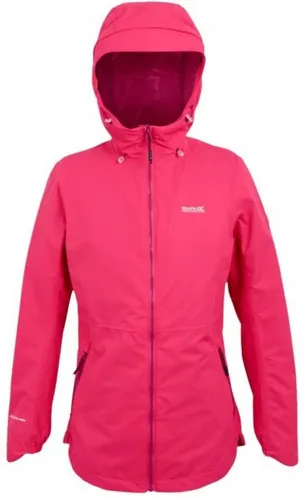 Regatta Hamara IV Regenjacke in Pink, Größe 38 - Damen Regenjacke aus Isotex-Gewebe - wasserdicht, winddicht und atmungsaktiv. Ideal für Outdoor-Aktivitäten bei jedem Wetter.
