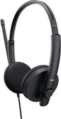 Dell Stereo Headset WH1022 - Kabelgebundenes USB-Headset - Headset mit herausragender Audioqualität, ideal für Videokonferenzen und Online-Lernen, ausgestattet mit Rauschunterdrückung und komfortablem Design für stundenlangen Einsatz.