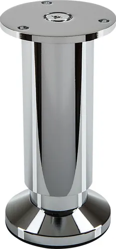 Möbelfuß Alpha 120 mm Chrom poliert in silber von SO-TECH