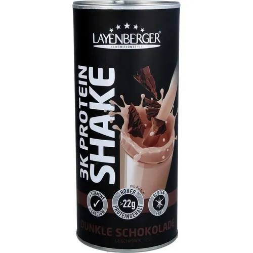 LAYENBERGER 3K Protein Shake Dunkle Schokolade 360 g