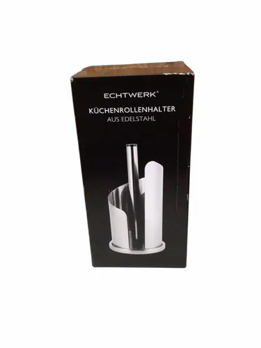Echtwerk Küchenrollenhalter aus Edelstahl in silber von ECHTWERK