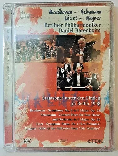 Staatsoper Unter Den Linden In Berlin 1998 - DVD Neu