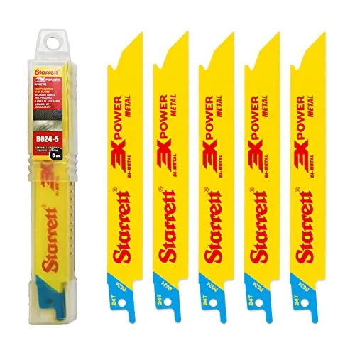 Starrett Metall Schneiden Säbelsägeblatt - 5 Stück B624-5 150 mm/6