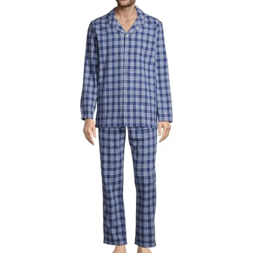 Seidensticker - Flanell - Schlafanzug (54 Long Island Blue)