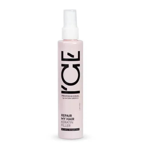 ICE Professional Repair My Hair Keratin Filler - Intensiv reparierende Haarpflege für stark geschädigtes Haar - Mit PRO-Keratin & sibirischer Zeder - 100 ml