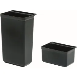 Bartscher Adjutant Abräumbehälter Set - Haushaltszubehör: Praktisches Set mit Abfall- und Besteckbehälter aus robustem Kunststoff, ideal für effiziente Mülltrennung und Ordnung in der Küche.