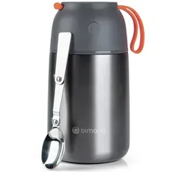 Dimono Thermobehälter 700 ml – Edelstahl Warmhaltebehälter für unterwegs - Thermobehälter aus robustem Edelstahl mit 700 ml Fassungsvermögen, ideal für die sichere Aufbewahrung von Speisen und Getränken unterwegs.