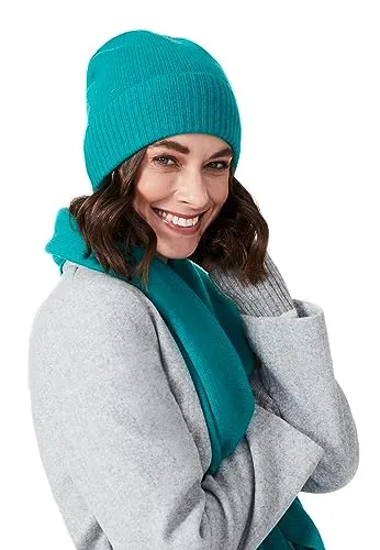 Style & Republic Kaschmir Sport Mütze-Beanie Damen aus 100% Cashmere - Dein kuscheliger Premium Beanie für stilvolle Herbst- & Winter-Momente- baikal