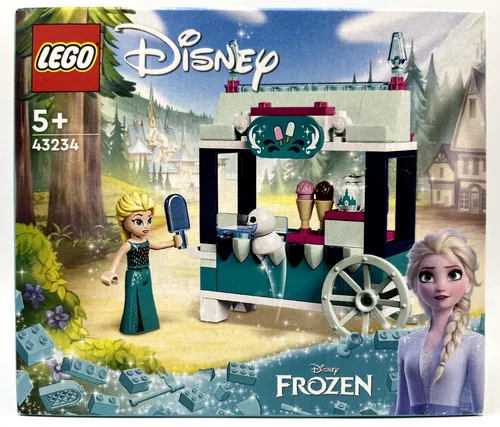 LEGO Disney Frozen 43234 - Elsas Eisstand mit Elsa-Puppe, kreatives Bau- und Spielset für Disney-Fans ab 5 Jahren