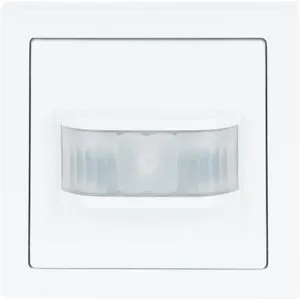 Busch-Jaeger Bewegungsmelder Wächter 180 flex, Set - Bewegungsmelder für den Innenbereich mit 180° Erfassungswinkel und 12 m Reichweite. Ideal zur Unterputzmontage, bietet automatisches Schalten und Dimmfunktion für optimale Beleuchtung.