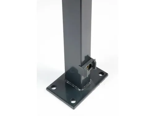 Floraworld Zaunpfosten 189,3 x 6 x 4 cm anthrazit - Robuster Zaunpfosten in anthrazit, ideal für stabile Zaunanlagen. Langlebig und wetterbeständig, perfekt für den Außenbereich.
